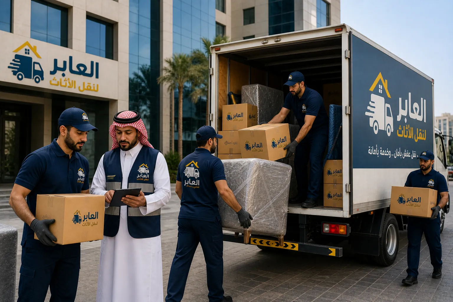 أسطول دينا نقل عفش شركة العابر بجازان